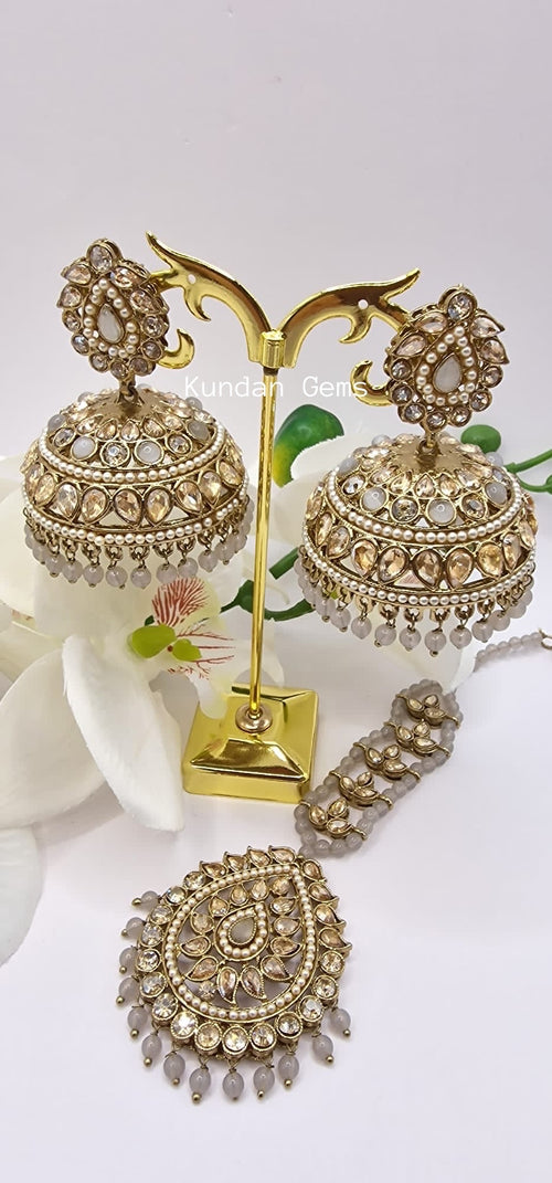 Jhumki Tikka Set