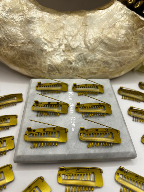 Gold Dupatta/Chuni Clips