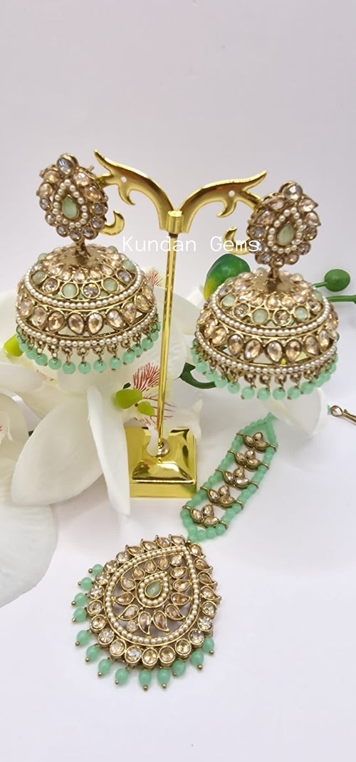 Jhumki Tikka Set