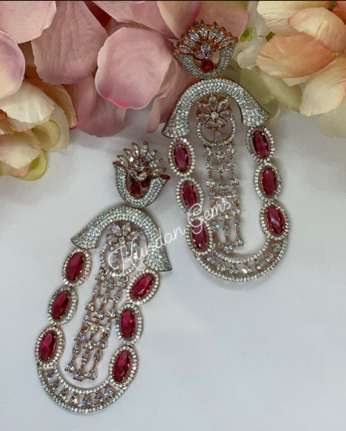 AD Ruby Earrings