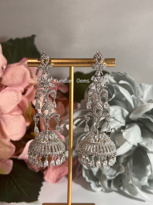 Silver AD Long Jhumki