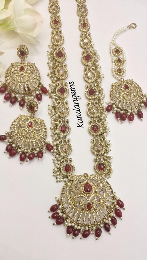 Antique Polish Polki Long Mala Set