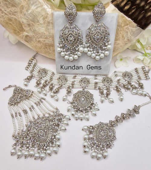 Pakistani Collar Style 4 Piece Set