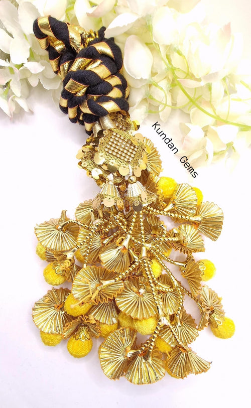 Indian/Punjabi Traditional Paranda/Jaago Parandi /Traditional braid Accessories/Indian/wedding hair accessories/Punjabi hair dori