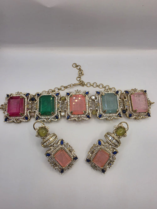 Sabyasachi Inspired Multi Choker Set