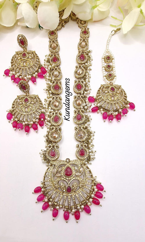 Antique Polish Polki Long Mala Set