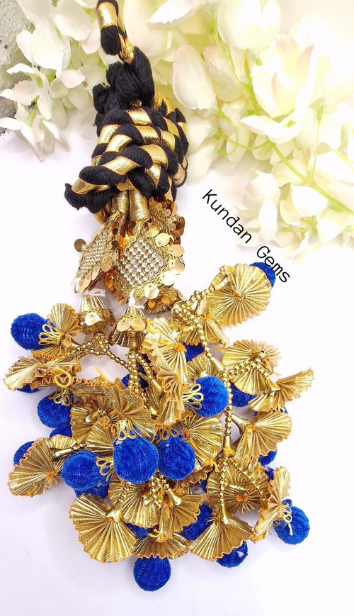 Indian/Punjabi Traditional Paranda/Jaago Parandi /Traditional braid Accessories/Indian/wedding hair accessories/Punjabi hair dori