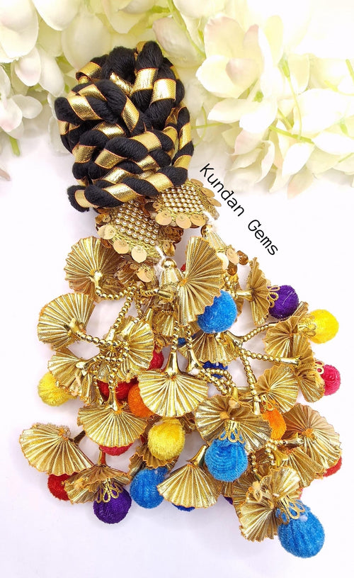 Indian/Punjabi Traditional Paranda/Jaago Parandi /Traditional braid Accessories/Indian/wedding hair accessories/Punjabi hair dori