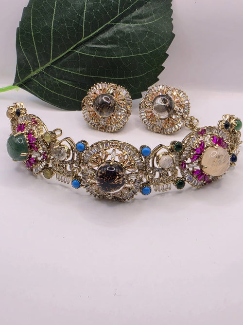 Sabyasachi Inspired Statement Choker Set