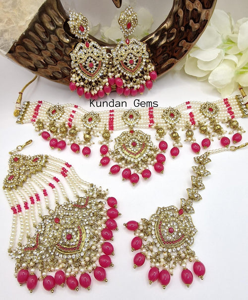Pakistani Collar Style 4 Piece Set