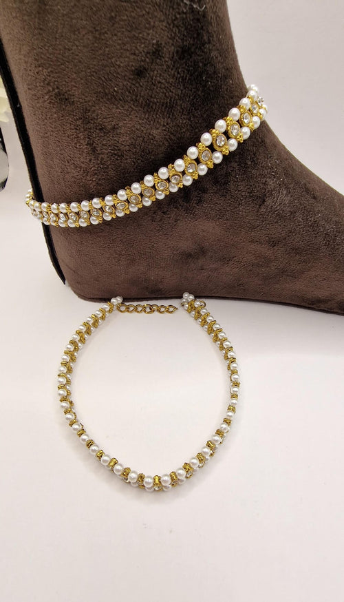 Sleek Polki Everyday Anklet