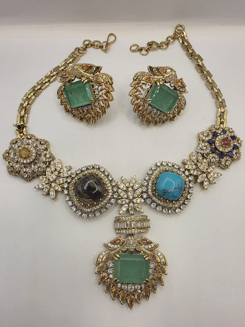 Sabyasachi Inspired Pendent Style Necklace Set