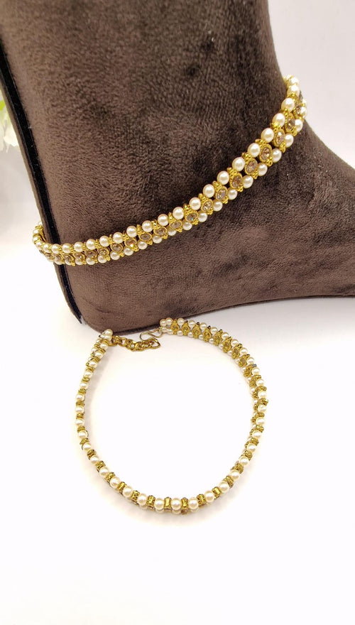 Sleek Polki Everyday Anklet