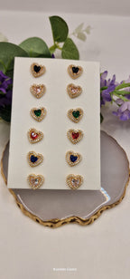 Set of 6 AD Small Studs