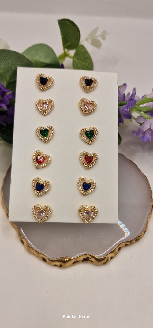 Set of 6 AD Small Studs