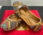 Multi Embroidered Punjabi Jutti