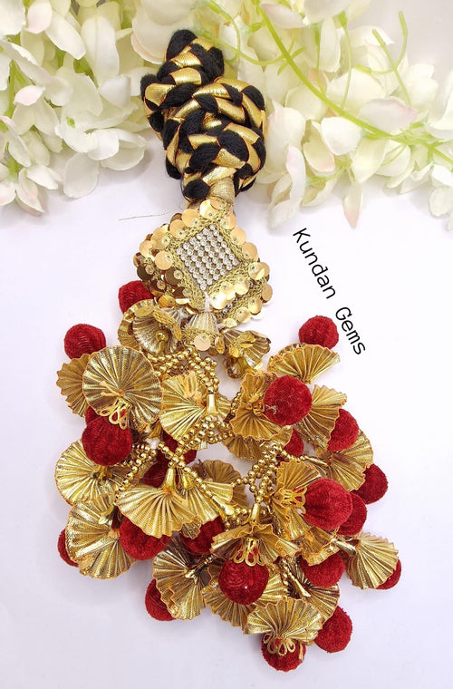 Indian/Punjabi Traditional Paranda/Jaago Parandi /Traditional braid Accessories/Indian/wedding hair accessories/Punjabi hair dori