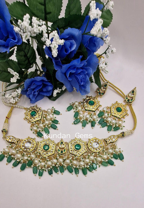 Meenakari Kundan Choker Set