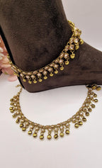 Noisy Gold Anklet