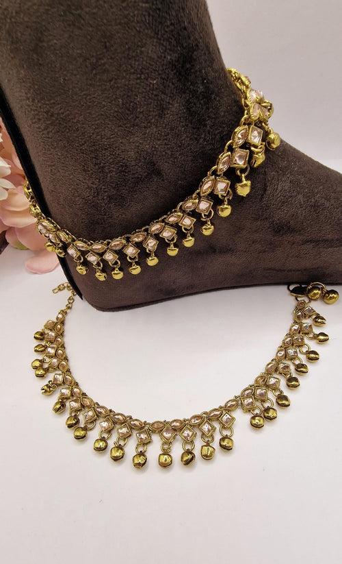 Noisy Gold Anklet