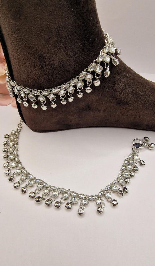 Noisy Silver Anklets