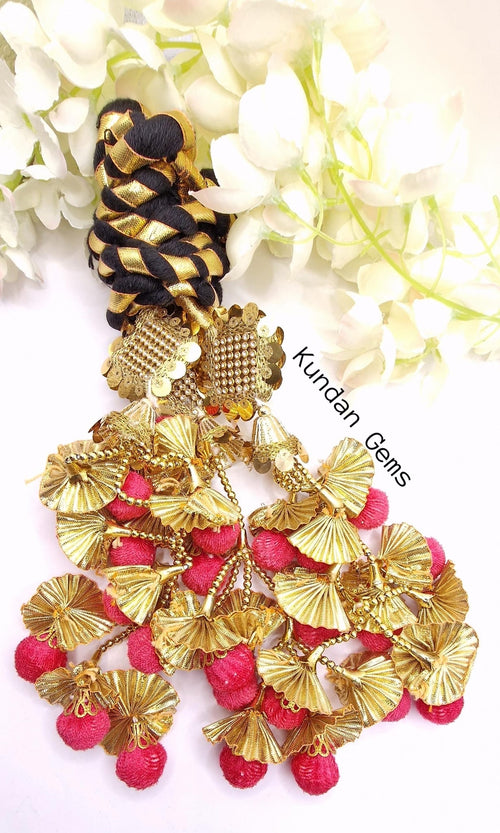 Indian/Punjabi Traditional Paranda/Jaago Parandi /Traditional braid Accessories/Indian/wedding hair accessories/Punjabi hair dori