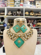 Statement Moissanite Necklace Set