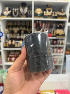 Black Matte Plain 36 Bangles