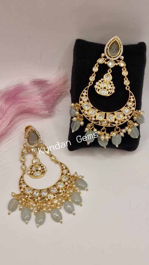 Uncut Kundan Gold based Earrings
