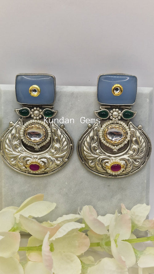 Small German Silver Earrings