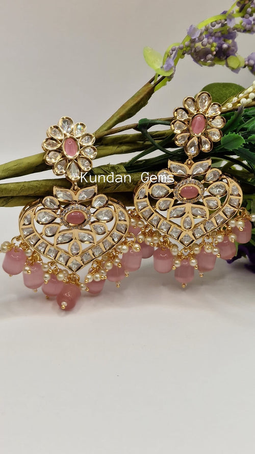 Medium Uncut Kundan Earring