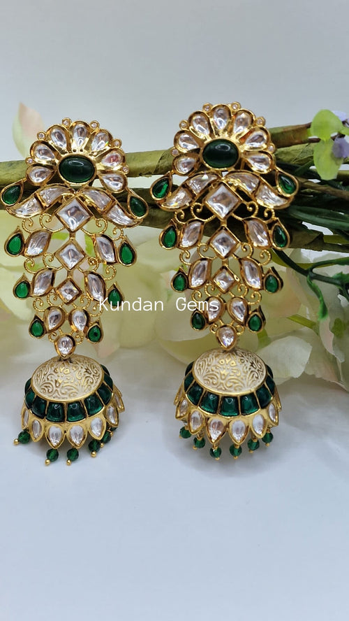 Uncut Kundan Jhumki