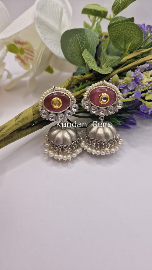 Small German Silver Jhumki