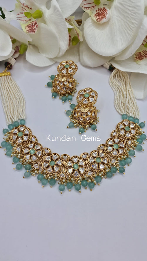 Uncut Kundan Necklace Set