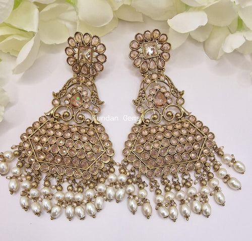 Statement Polki Earrings
