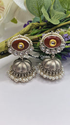 Small German Silver Jhumki