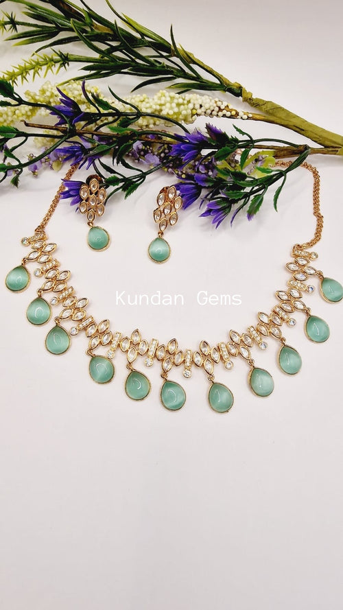 Uncut Kundan Necklace Set