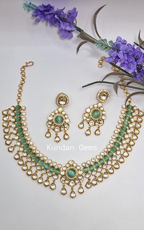 Moissante Mint Necklace Set