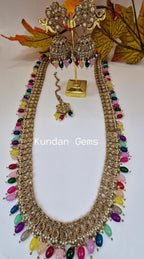 Polki Multi long Mala