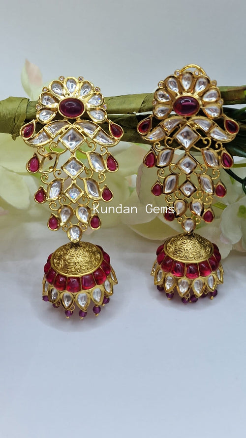 Uncut Kundan Jhumki