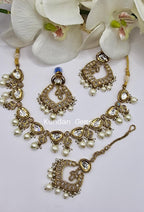 Uncut Kundan + Polki Necklace Set