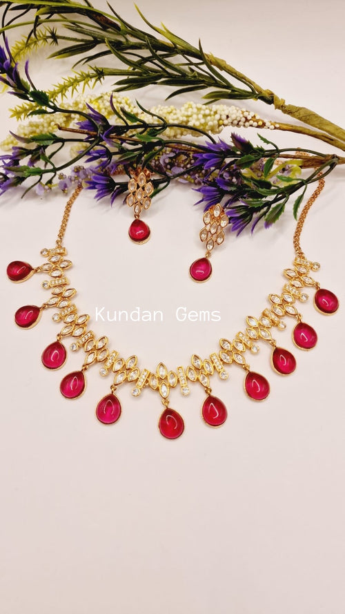 Uncut Kundan Necklace Set