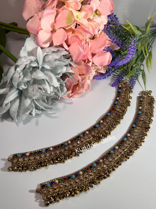 High quality Polki Anklets