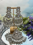 Silver Polish Tikka Set