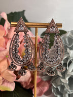 Victorian Polish AD Jhumki Style Earrings