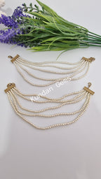 White Layered Sahare Pair