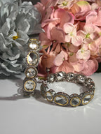 Uncut Kundan Thick Screw On Kada