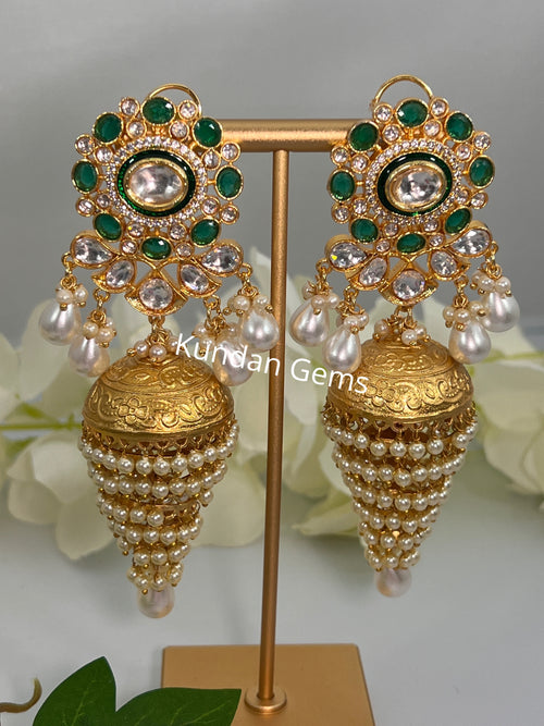 Uncut Kundan Jhumki