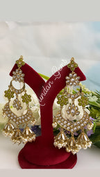 Mendhi earrings with sahare