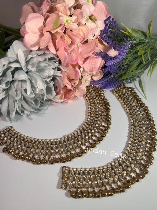 Gold bell Anklets